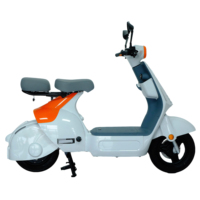 Moto électrique de rue 1000W 48V au lithium pour adultes avec une vitesse maximale de 50 km/h