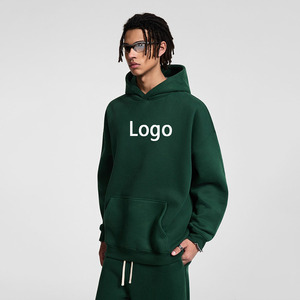 Doven Luxury High Quality 350Gsm Thick Cotton Oversized Customisable Drop Shoulder Weighted Boxy Custom Print Men Heavy Hoodie