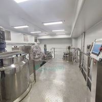 Homogénéisateur cosmétique, mélangeur, émulsifiant sous vide, cuve de fabrication de pommades, machine de fabrication de crèmes cosmétiques, ligne de production