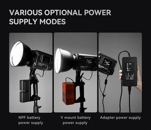 YONGNUO LUX200 YNLUX200 200W 2700K-6500K Bowens Mount Handheld Outdoor LED <strong>Light</strong> <strong>With</strong> Battery Handle Power Adapter <strong>Softbox</strong> - Product Image 5