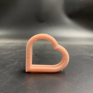 Ensemble de 4 supports de décoration en forme de cœur pour photos <span class=keywords><strong>Polaroid</strong></span>, pour la maison et la chambre, avec boucle de fixation pour anneau, imprimés en 3D - Product Image 5