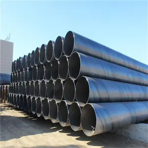 Grande diâmetro 12m grande diâmetro SSAW Steel Pipe Api soldada carbono Spiral Steel Pipe