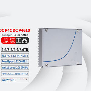 P4610 1.6TB 3.2TB 6.4TB 7.6TB P4610 U2 PCIe3.0 * 4 NVME SSD Server Workstation Solid state drive SSD - Product Image 5