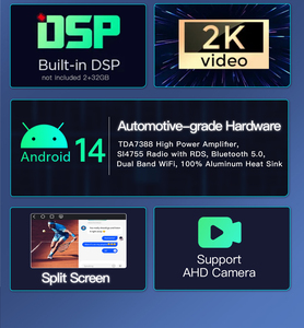 Reproductor multimedia para coche 2Din Android 14 a <span class=keywords><strong>precio</strong></span> de fábrica | para W203 Mercedes Benz Vito W639 W168 Vaneo Clk W209 W210 M/ML Radio Audio - Product Image 5