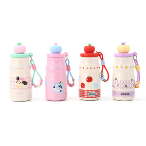 Kawaii Animal 500ml Leakproof Double Wall Vacuum Flask 316 Stainless Steel Insulated Thermos <strong>Water</strong> <strong>Bottle</strong> <strong>Infuser</strong>/Straw for - Product Image 5