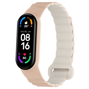 Bracelet de remplacement avec magnétique pour <span class=keywords><strong>Xiaomi</strong></span> <span class=keywords><strong>Mi</strong></span> <span class=keywords><strong>Band</strong></span> 3 4 5 6 <span class=keywords><strong>7</strong></span> 8 Dragonne pour <span class=keywords><strong>Mi</strong></span> <span class=keywords><strong>band</strong></span> 8 Smart Watch Accessoires - Product Image 2