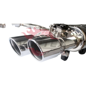 Vortex Quad Tips Exhaust สำหรับ A7 Audi C8 3.0T 2019-2024 valvetronic catback อัพเกรด - Product Image 6