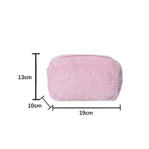 Trousse de Maquillage Personnalisée en Peluche avec Fermeture Éclair pour Femmes – Trousse à Crayons Scolaire Simple et Pratique pour Filles – Rangement de Maquillage Promotionnel - Product Image 2