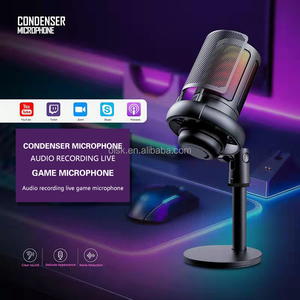 Clavax CLCM-ME6 USB משחקים מיקרופון rgb delling אורות מחשב k שיר הקלטה חי טלפון נייד שידור חי - Product Image 2