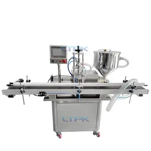 Automatic Desktop Rotor Pump Filling Machine Paste Cream Filling Machine For Plastic Bottle Glass Jar