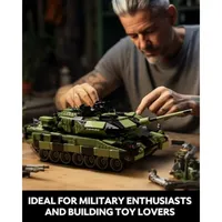 NifeliZ NF10269A 2026 Nuevo Modelo Coleccionable de Tanque Militar MOC II A7 para Niños y Adultos, Regalos de Exhibición, Juego de Bloques de Construcción de 2083 Piezas