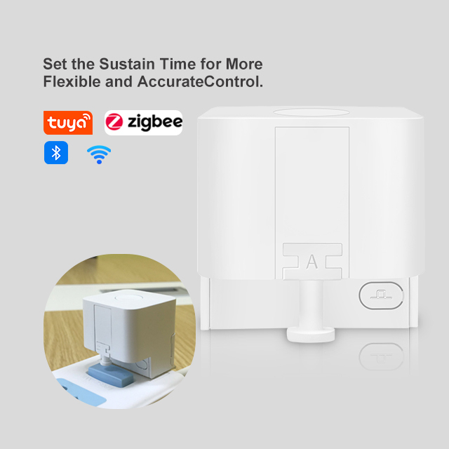 Smart Alexa Google Home Voice Control Tuya Wireless APP Blue Tooth Fingerbot Plus Smart Switch Button Pusher Fingerbot