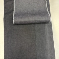 Tissu en denim sergé noir/blanc 16s 7,4 oz du fabricant, léger, en polyester et coton, écologique, pour filles