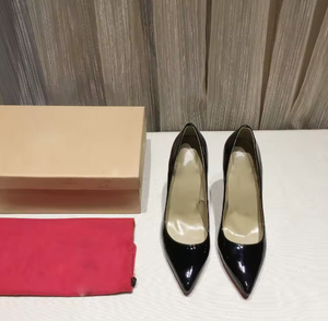 รองเท้าส้นสูงผู้หญิง คุณภาพสูง ดีไซน์หรูหรา หนังแท้ พื้นสีแดง สำหรับสุภาพสตรี - Product Image 3