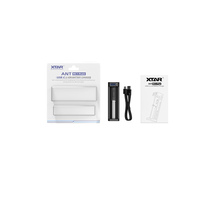 Chargeur de batterie Li-ion XTAR ANT NEW MC1 Plus avec port Type-C, courant de charge 0,5-1A, 3,7V, 1 emplacement pour batterie cylindrique au lithium 18650
