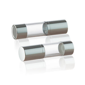 Envase Cosmético Plateado de 100 ml con Pulverizador, Botella Airless con Materiales SAN/ALU, Impresión Serigrafiada OEM - Product Image 3