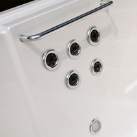 Modernes Design BG-6607 Umweltfreundlicher Surf-Swim-Spa-Pool für Hotels mit Balboa-System, Fünf-Sitzer-Massagebereich, Vier-Sitzer-Trennbereich