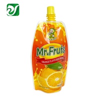 Sac à bec liquide pochette sac à eau pochette d'emballage de jus en plastique nylon imprimé personnalisé