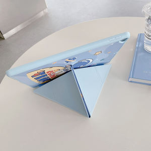 Custodia in pelle carino <span class=keywords><strong>astronauta</strong></span> per iPad Air Pro 5 6 7 8 9 custodia di decima generazione 2024 MINI 3 4 Pro 10.2 10.9 11 custodia per Tablet - Product Image 2