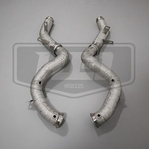 Pour Mercedes Benz <span class=keywords><strong>AMG</strong></span> GT63 GT63S 4.0T 2019-2023, Downpipe d'échappement racing isolé en SUS304, libère de la <span class=keywords><strong>puissance</strong></span> - Product Image 1