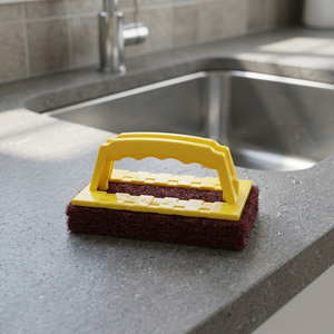 KLEEN up - Esponja de Limpieza para Parrilla de Barbacoa, Cepillo de Plástico con Cerdas Resistentes al Calor y Antiadherentes, Utensilios de Cocina - Product Image 2