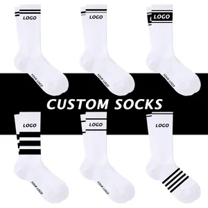 2022 High Quality MOQ Cotton Fashion Custom Crew Socks Custom Logo Socks Custom Men Socks