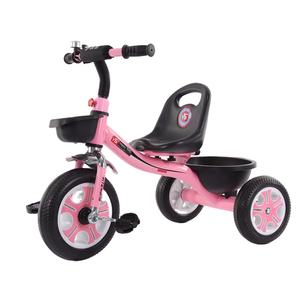 Triciclo per bambini a <span class=keywords><strong>3</strong></span> ruote per bambini triciclo interno/esterno con Push Bar giro su auto giocattoli per bambini - Product Image 1