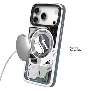 <span class=keywords><strong>YOUNGKIT</strong></span> สำหรับ iPhone 17 Pro Max เคสแม่เหล็กพร้อมขาตั้งหมุนได้ฝาครอบโทรศัพท์ TPU แบบ IMD – สีส้ม - Product Image 4