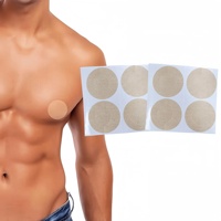 Couvre-mamelons et patchs mammaires jetables anti-choc et anti-frottement pour hommes avec logo imprimé pour les sports de marathon
