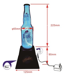 <span class=keywords><strong>Lampe</strong></span> tubulaire <span class=keywords><strong>Plasma</strong></span> pour bouteille de bière, sur mesure, 20 pièces - Product Image 5