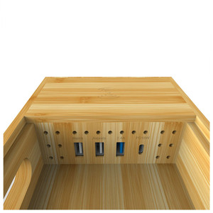Estación de Carga Inalámbrica Portátil 5 en 1 de 40W, Estación de Carga USB Múltiple con Puerto PD de 10W - Product Image 5