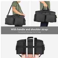 Sac de rangement pour instruments de musique DJ personnalisé, tissu Oxford, grande capacité, câbles, équipement audio, portable, certifié BSCI