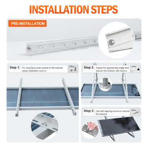Ground Mounting <strong>Solar</strong> <strong>Panel</strong> Kit with Aluminum Profile and PV Module Bracket <strong>Solar</strong> <strong>Panel</strong> Mounting <strong>System</strong> using <strong>Solar</strong> Energy - Product Image 3