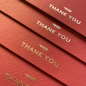 Tarjeta de Felicitación Personalizada de Lujo para Boda, Tarjeta de Agradecimiento con Impresión en Película, Papel de Regalo Exclusivo <span class=keywords><strong>SHYS</strong></span> - Product Image 1