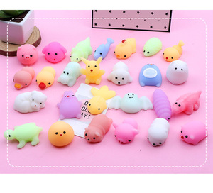 CHENXI Kawaii TPR Squishies de Animales de Compresión Lenta, Mini Juguetes Blandos Antiestrés para Niños, Lindos Squishies Fidget para Aliviar el Estrés - Product Image 6