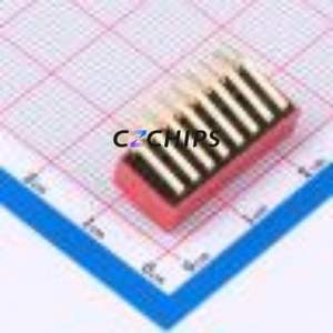 DA-08RP DIP Switch Through hole Component (THT) Switch ( Number of Switch Sections: 8 )( Lead Spacing: 2.54mm )( Color: Red ) - Product Image 2