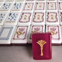 Sac de rangement de qualité collector inclus, ensemble complet avec accessoires, Mahjong américain