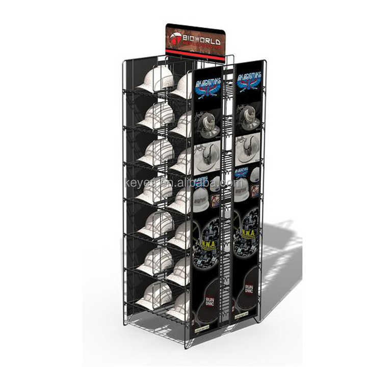 Modern Metal Baseball Cap Display Racks Space-Saving Hat Storage Stand ...