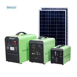 100W Portable Banque D'énergie Solaire Système D'énergie Tout En Un PWM Mini Panneau Solaire De Charge De Charge