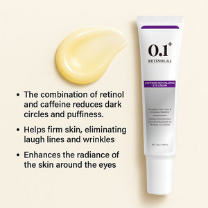 Crema Contorno de Ojos Renovadora con Retinol 0.1, 30g, Marca Privada OEM, Cafeína, Colágeno, Hidratante, Iluminadora - Product Image 3