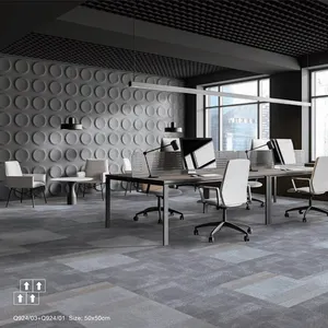 Nylon PE backing carpet price office carpet tiles modular Carpet commercial
