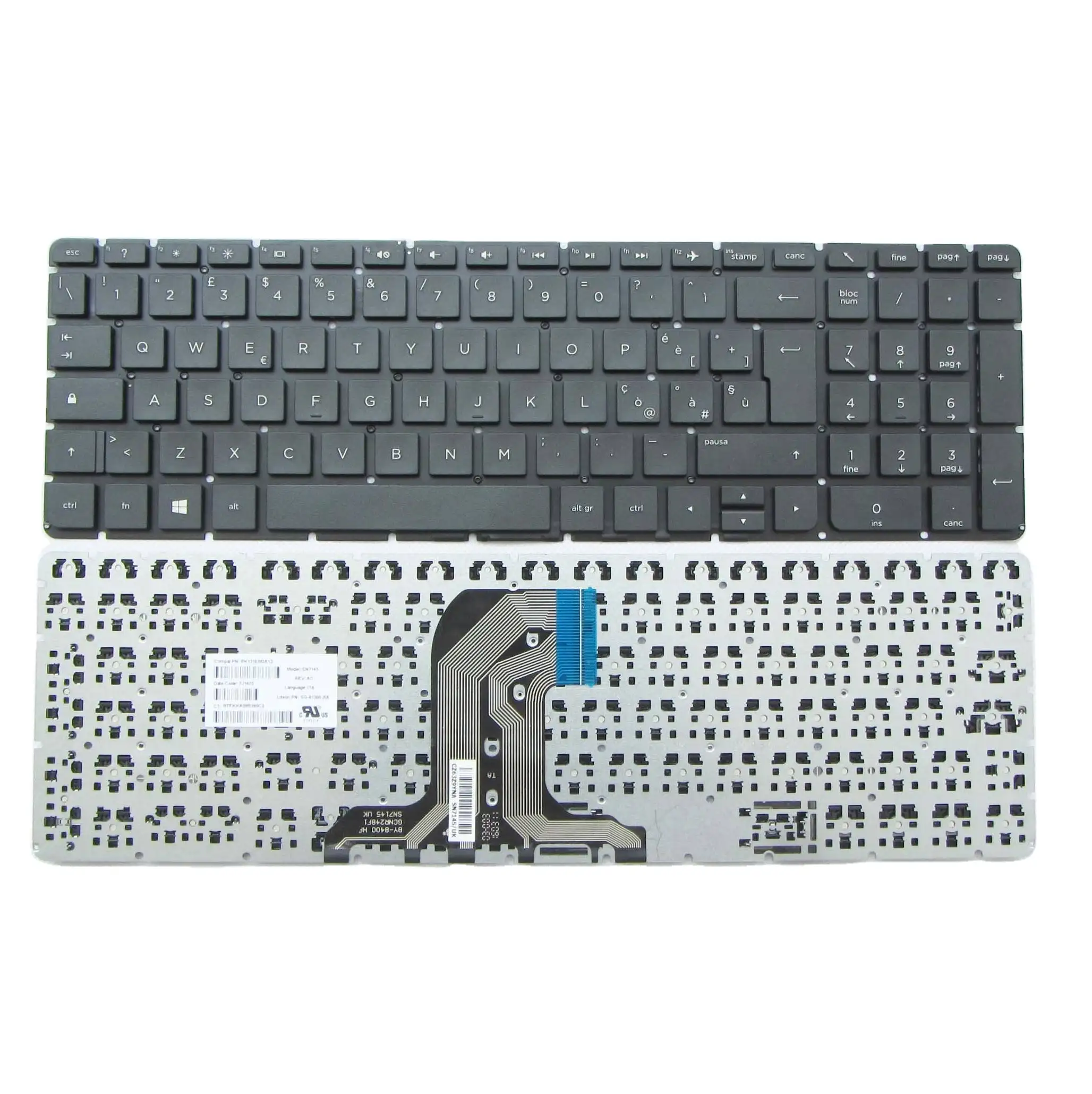 New For HP 250 G4 255 G4 256 G4 15-AC 15-AC000 15-AF 15-AF000 IT black keyboard