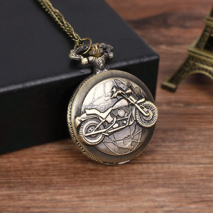 Commercio all'ingrosso della fabbrica orologi <span class=keywords><strong>da</strong></span> tasca <span class=keywords><strong>Vintage</strong></span> al quarzo moda stile antico collana che vende orologi <span class=keywords><strong>da</strong></span> tasca modello moto - Product Image 3