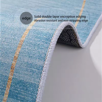 Tapis et ensembles de tapis de luxe lavables en machine, ensemble de literie en polyester, tapis 3D, acceptation OEM ODM