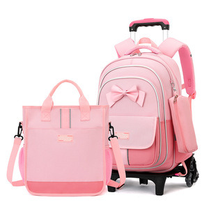 <span class=keywords><strong>Sac</strong></span> <span class=keywords><strong>à</strong></span> <span class=keywords><strong>dos</strong></span> scolaire <span class=keywords><strong>à</strong></span> <span class=keywords><strong>roulettes</strong></span> de style britannique, grande capacité, imperméable, pour élèves du primaire - Vente chaude transfrontalière - Product Image 2