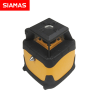 Niveau laser rotatif SIAMAS 500m outil laser rotatif rouge avec récepteur laser rotatif à nivellement automatique à 360 degrés