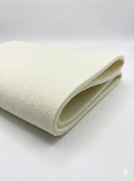 Feutre non tissé en aramide jaune 410 g/m², ignifuge, résistant aux hautes températures, tissu en aramide pour couche d'isolation