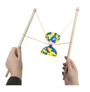 <span class=keywords><strong>Diabolo</strong></span> professionnel en plastique 100 mm, finition brillante, jouet <span class=keywords><strong>de</strong></span> performance, équilibre <span class=keywords><strong>de</strong></span> précision, débutants, intermédiaires, Yiqu JD10E 140g - Product Image 6