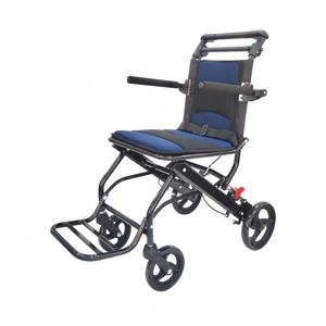 Fauteuil roulant de transport aérien MZU, léger, pliable, petit, uniquement pour personnes âgées, chariot portable pour les voyages, véhicule de transport - Product Image 2