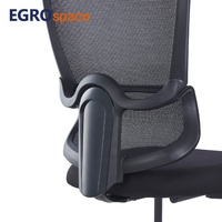 Chaise de bureau EGROspace moderne et durable en maille pour réunions, conférences, formation, personnel et visiteurs